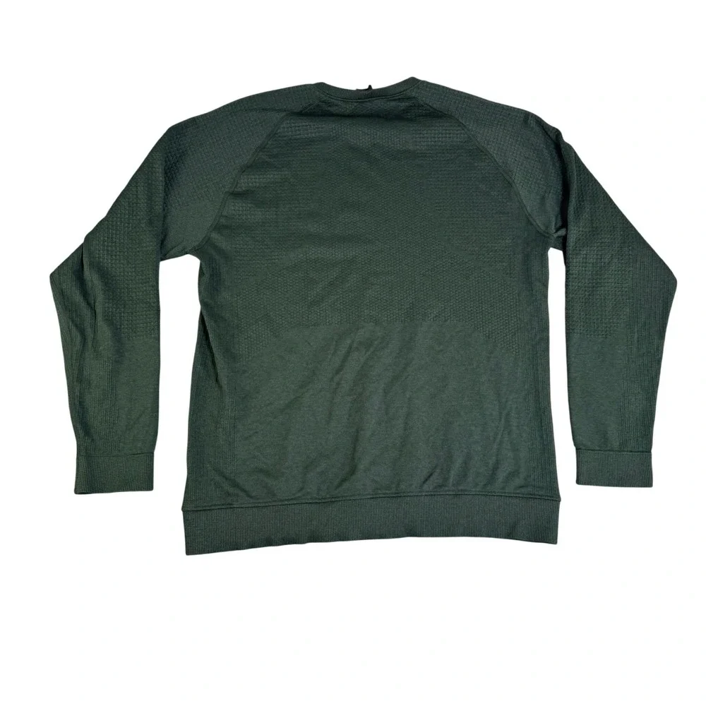 Lululemon Engineered Warmth Crewneck Merino Wool Sweater Green Mens XL